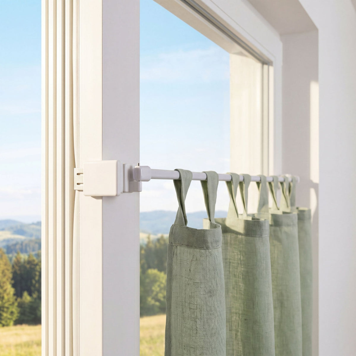 Fensterhaken Weiß Universal