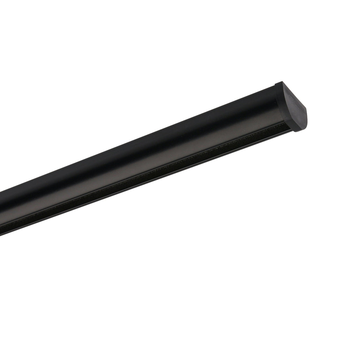 Gardinenschiene Innenlauf Round Schwarz