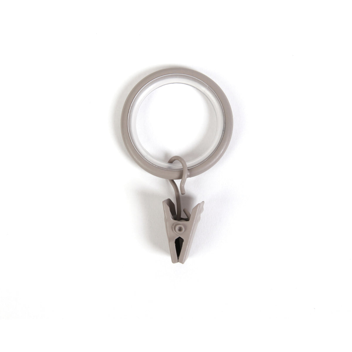 Curtain rod 19mm 1-track sand with cone complete set - Liya series