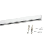 Curtain rail inner track made to measure 1-track white - Series Square