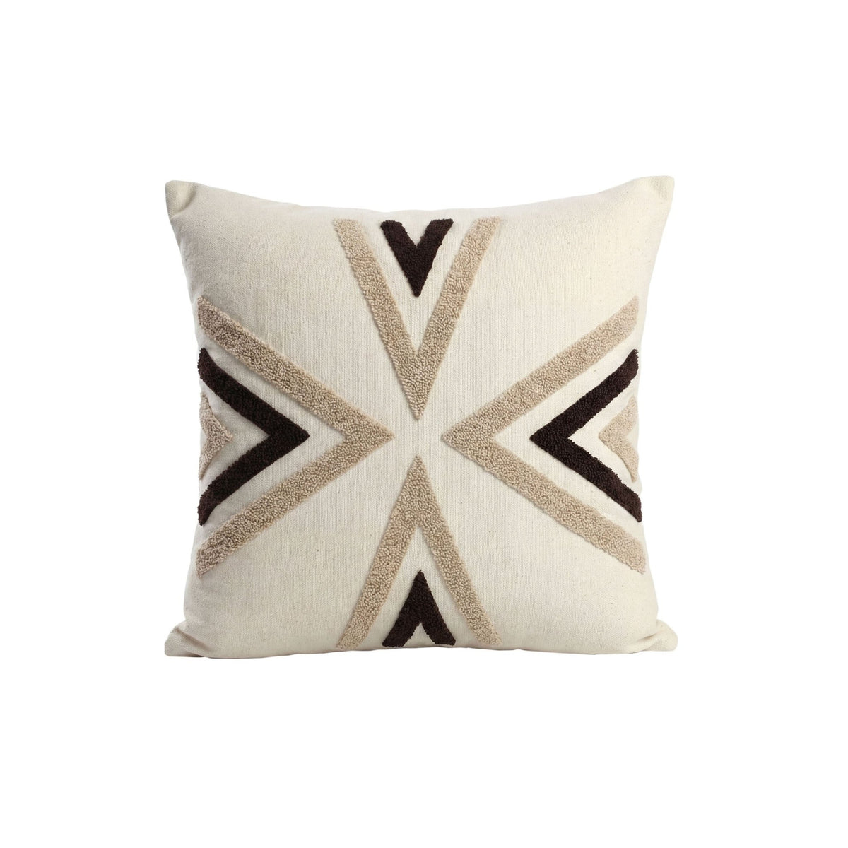 Dekokissen Nordic Arrow Beige 45x45 cm mit Füllung | OEKO-TEX®