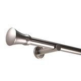 Gardinenstange Style 25mm Edelstahl-optik mit Kegel