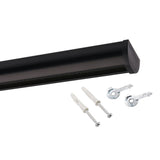 Gardinenschiene Innenlauf Round Schwarz