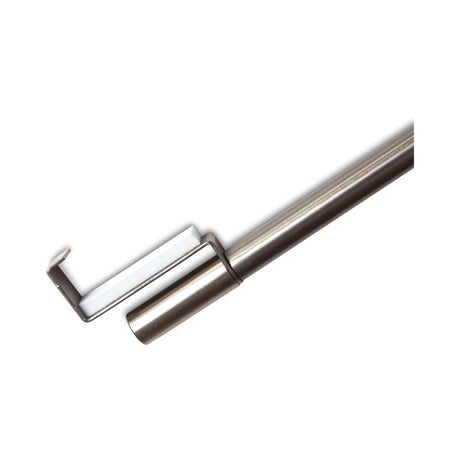 Spannvitrage ausziehbar Edelstahl-optik