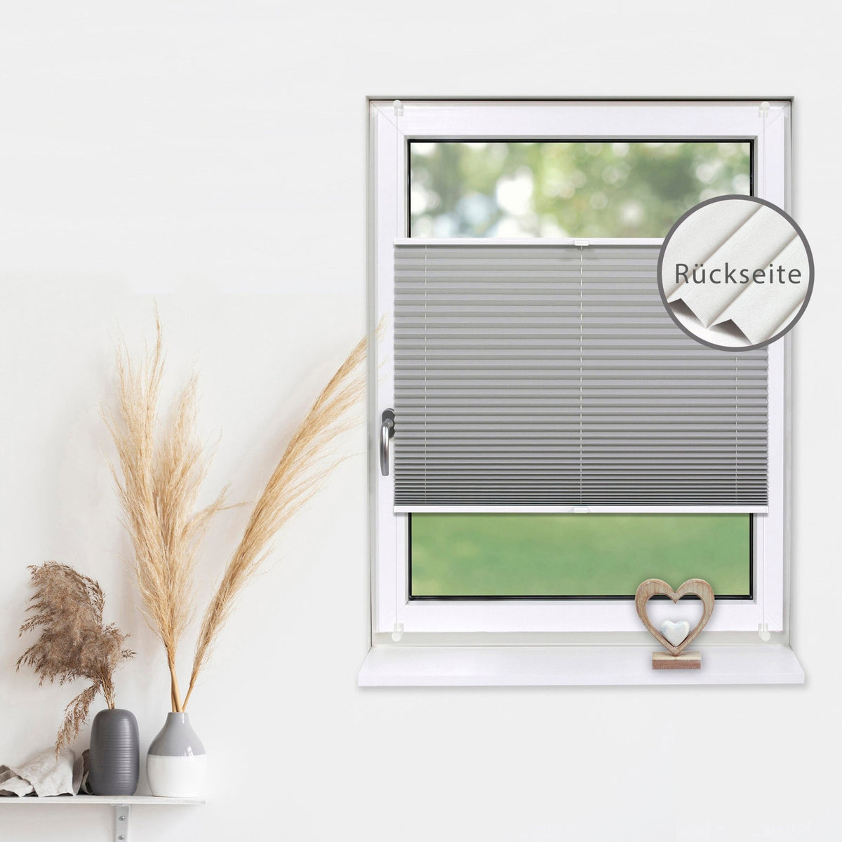 Thermo-Klemmfix-Plissee – ohne Bohren