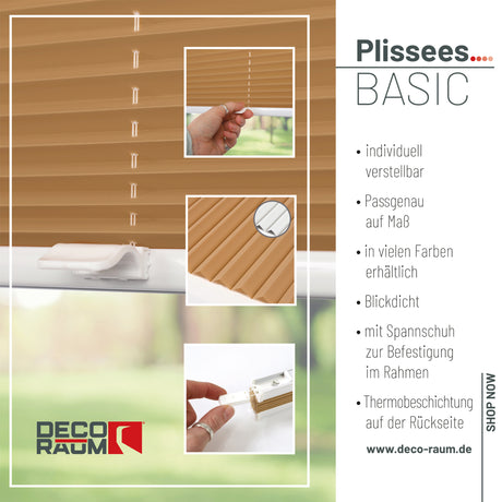 Plissee Basic Thermo nach Maß