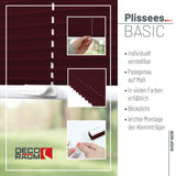 Klemmfix-Plissee blickdicht – ohne Bohren