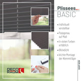 Klemmfix-Plissee blickdicht – ohne Bohren