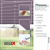 Klemmfix-Plissee blickdicht – ohne Bohren