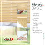 Klemmfix-Plissee blickdicht – ohne Bohren