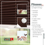 Thermo-Klemmfix-Plissee – ohne Bohren