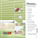 Thermo-Klemmfix-Plissee – ohne Bohren
