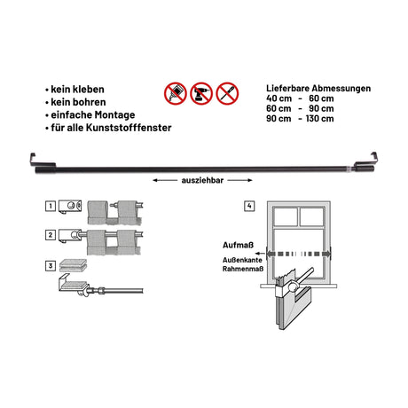 Spannvitrage ausziehbar