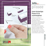 Klemmfix-Plissee blickdicht – ohne Bohren