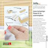Thermo-Klemmfix-Plissee – ohne Bohren