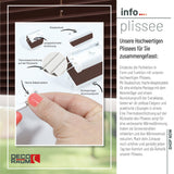 Thermo-Klemmfix-Plissee – ohne Bohren