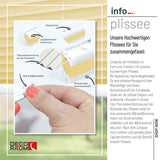 Thermo-Klemmfix-Plissee – ohne Bohren
