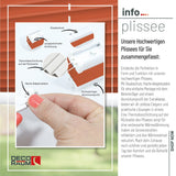 Thermo-Klemmfix-Plissee – ohne Bohren