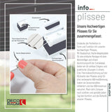 Thermo-Klemmfix-Plissee – ohne Bohren