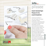 Thermo-Klemmfix-Plissee – ohne Bohren
