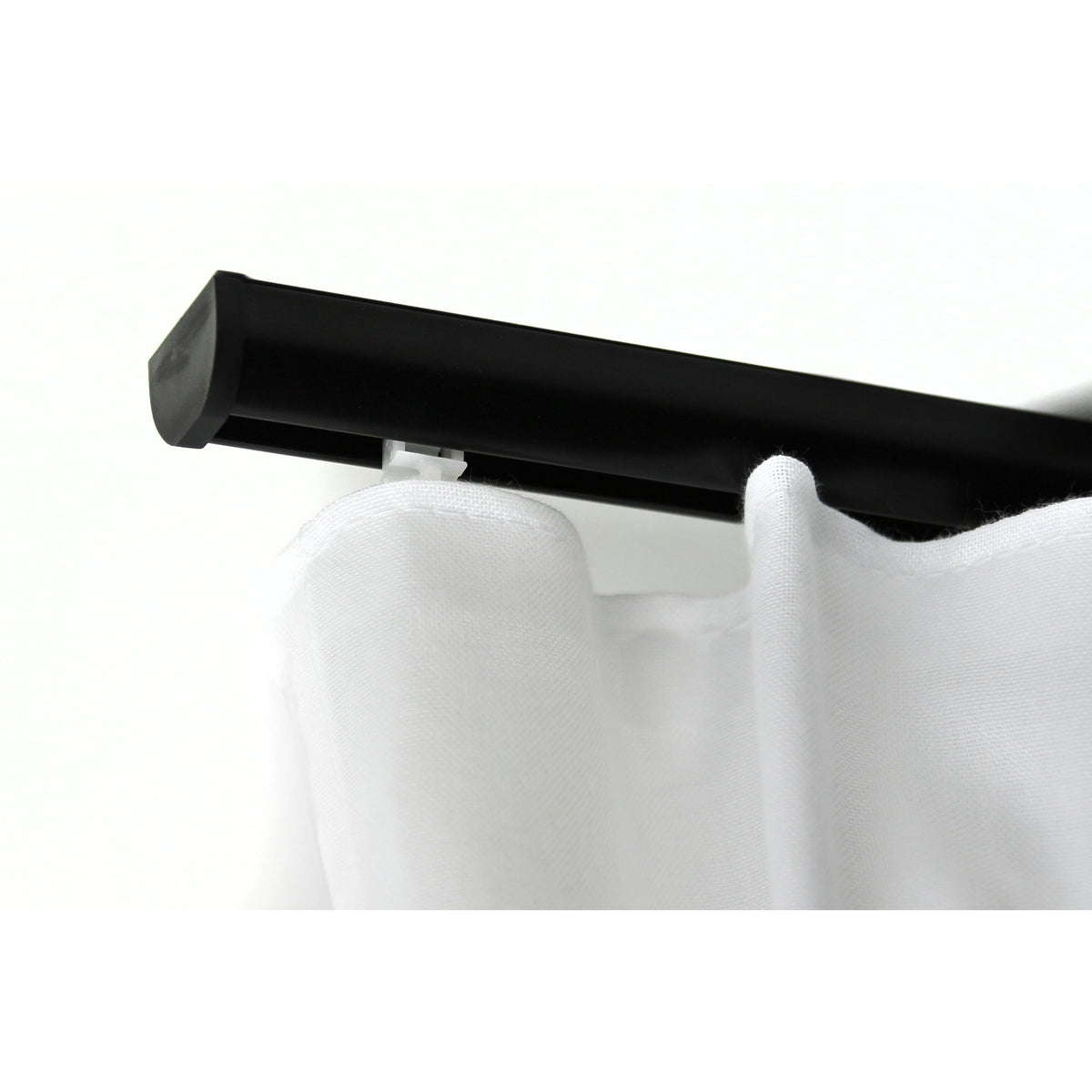 Gardinenschiene Innenlauf Round Schwarz