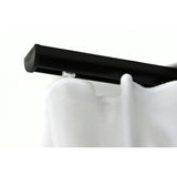 Gardinenschiene Innenlauf Round Schwarz