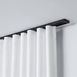 Gardinenschiene Innenlauf auf Maß 1-läufig Schwarz - Serie Minimal