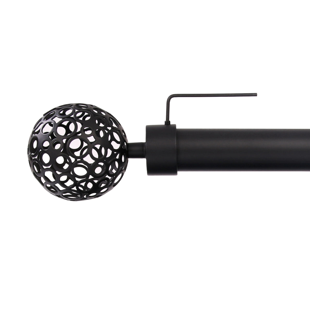 Embout style tringle à rideau boule 25mm