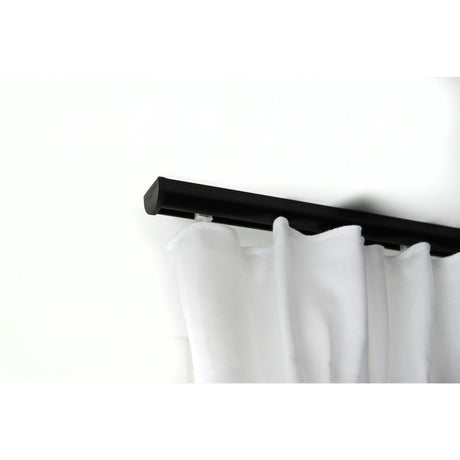 Gardinenschiene Innenlauf Round Schwarz