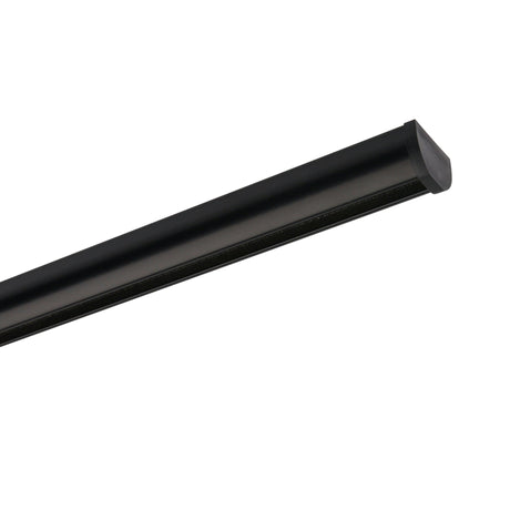Gardinenschiene Innenlauf Round Schwarz