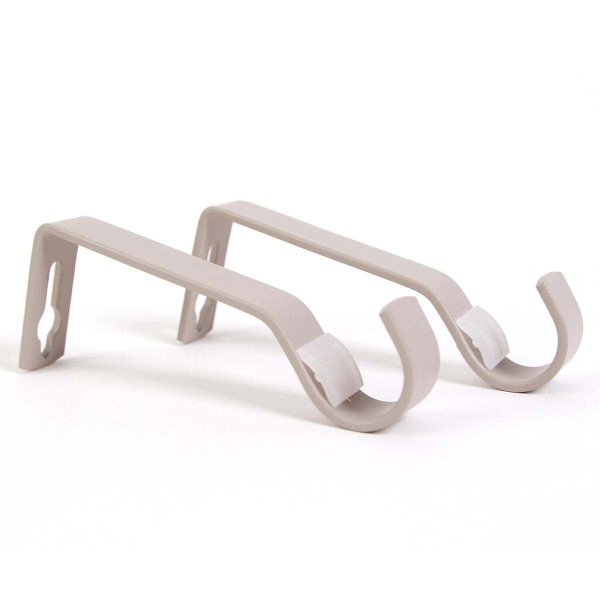 Curtain rod 19mm 1-track sand with cone complete set - Liya series