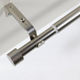 Gardinenstange ausziehbar Flexa Edelstahl-optik Endstück Kappe 16/19mm 160-300cm