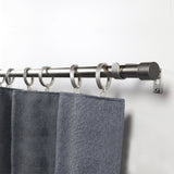 Gardinenstange ausziehbar Flexa Edelstahl-optik Endstück Kappe 16/19mm