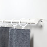 Gardinenstange ausziehbar Flexa Weiß-matt Endstück Kappe 16/19mm