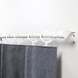 Gardinenstange ausziehbar Flexa Weiß-matt Endstück Kappe 16/19mm